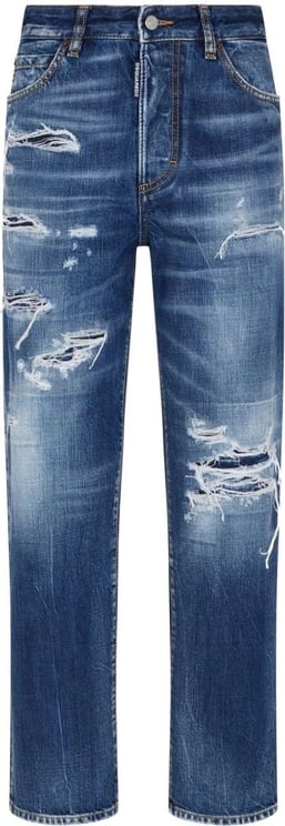 Dsquared2 pantalone 5 tasche darkblue (navy) Blauw