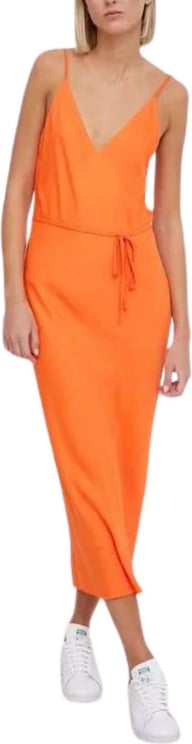 Calvin Klein Abito Donna midi con cintura Oranje