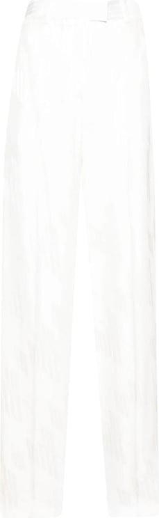 The Attico jagger long pants white Wit
