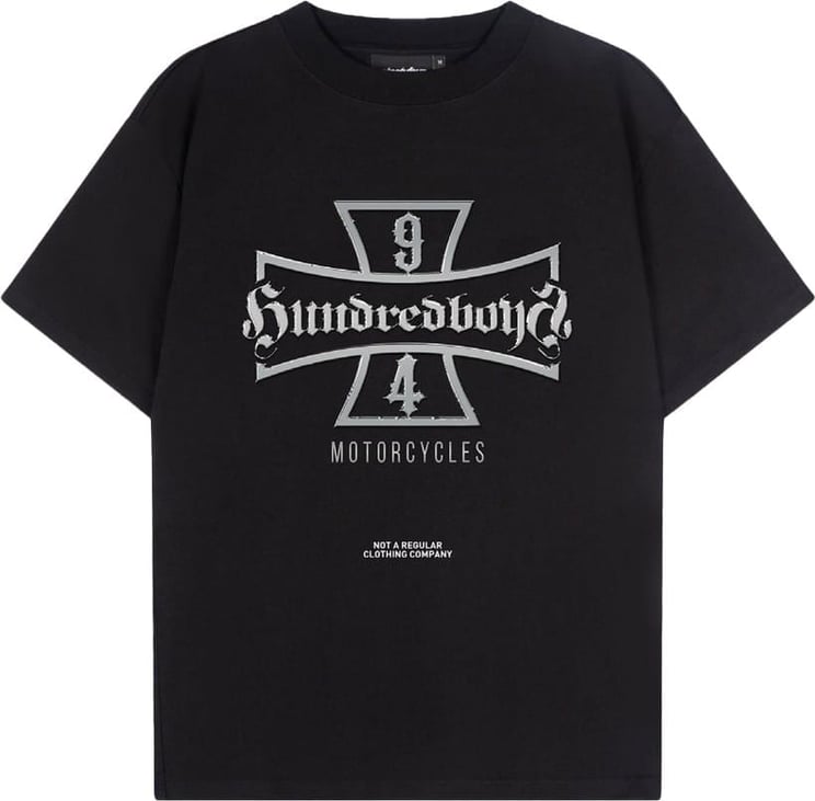 Ninetyfour Hbnf Shield T-Shirt | Black Zwart