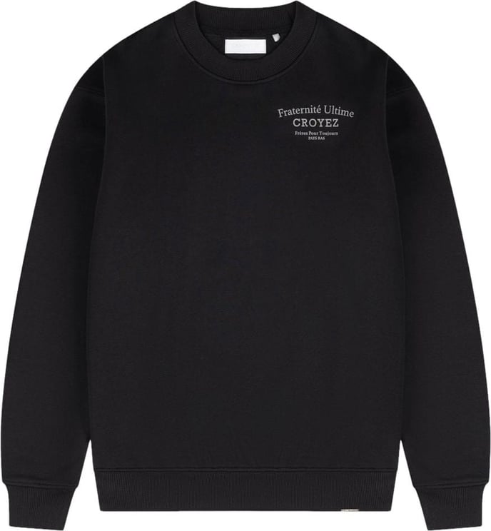 Croyez croyez fraternité sweater - black/reflective Zwart