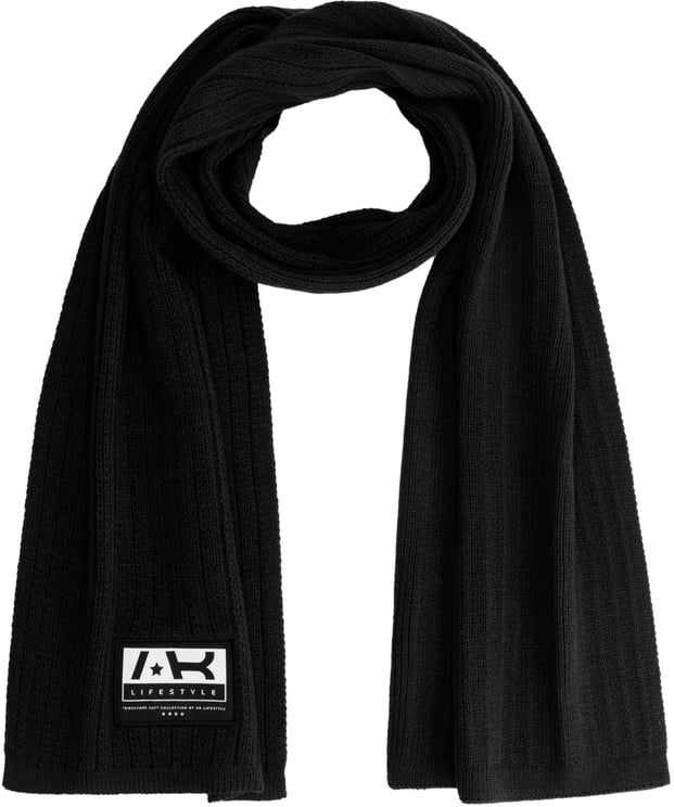 AB Lifestyle Cut Scarf | Jet Black Zwart