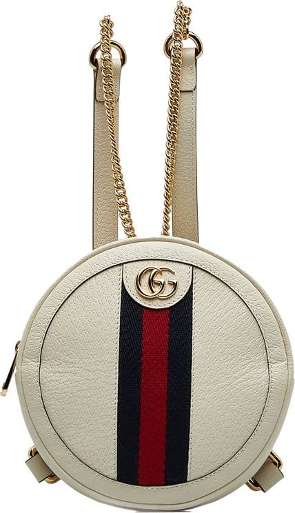 Gucci Mini Ophidia Round Backpack Wit