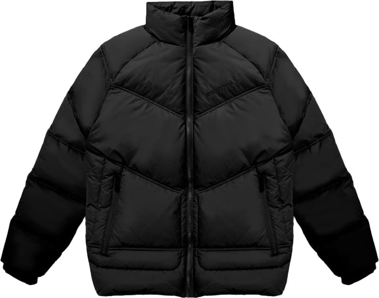 JORCUSTOM Original Puffer Jacket Black Zwart