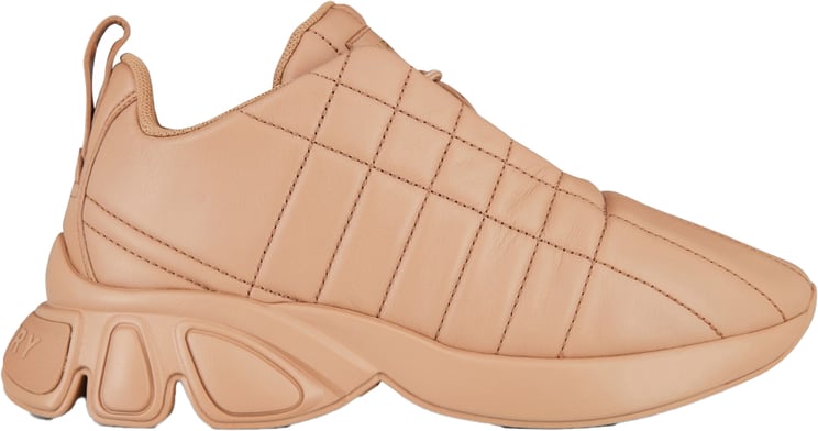 Burberry Tnr Classic Quilted Sneakers Beige