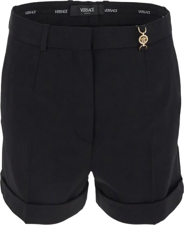 Versace Cotton Shorts Zwart