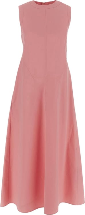 Jil Sander Cotton Dress Roze