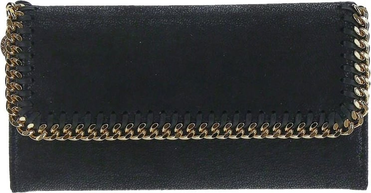 Stella McCartney Continental Flap Wallet Zwart