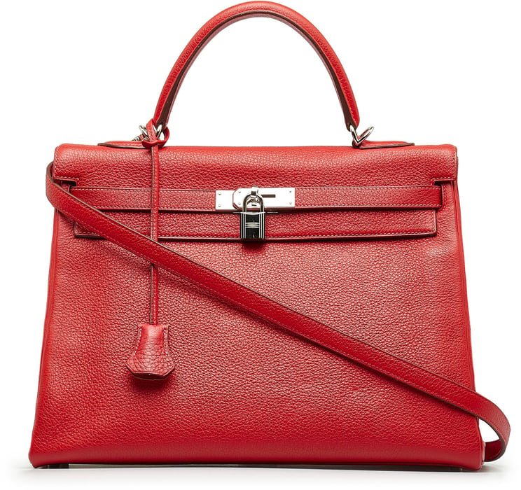 Hermès 2004 Togo Kelly 35 Rood