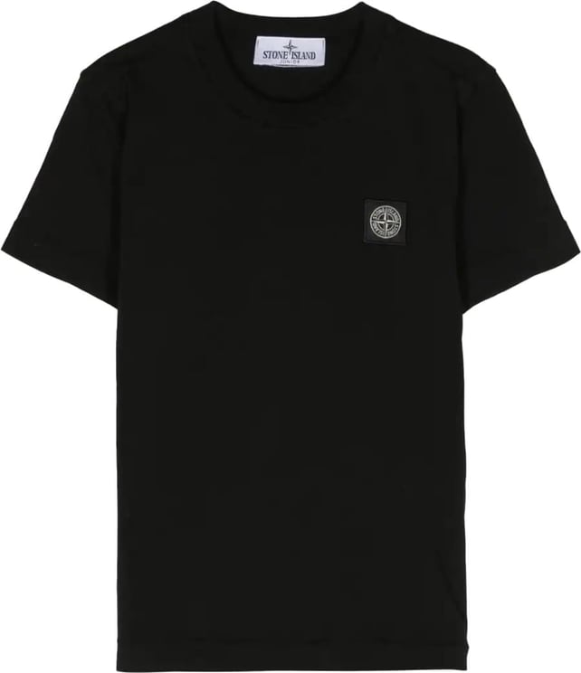 Stone Island t-shirt black Zwart