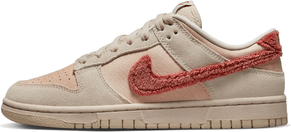 Nike Nike Dunk Low Terry Swoosh Beige