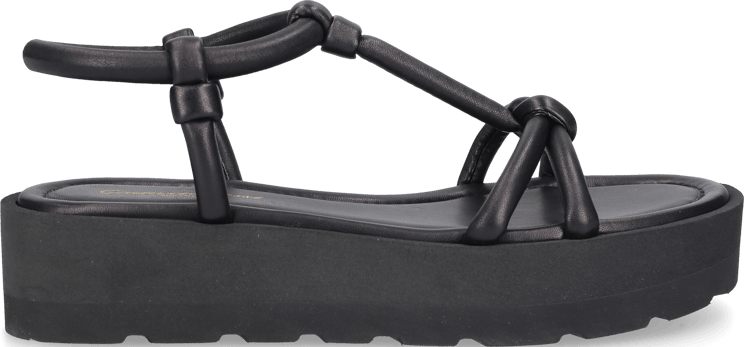 Gianvito Rossi Platform Sandals Marine Nappa Leather Ghana Zwart