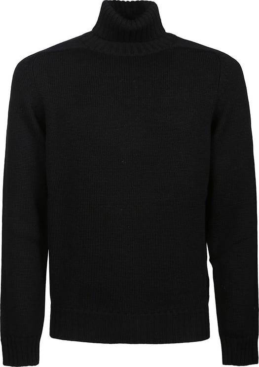 Dondup Turtleneck Sweater Black Zwart