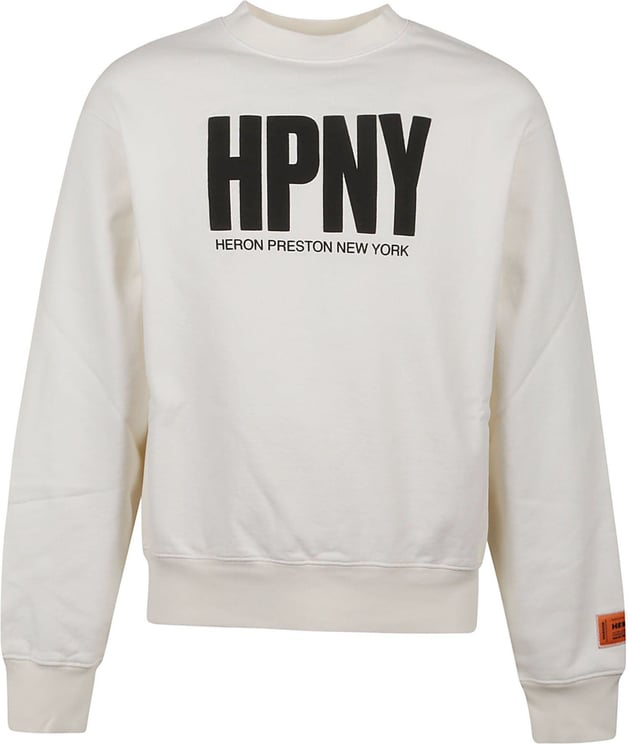 Heron Preston Hpny Regular Sweatshirt White Wit