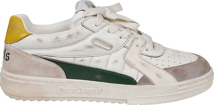 Palm Angels Palm University Old School Low Top Sneakers White Wit