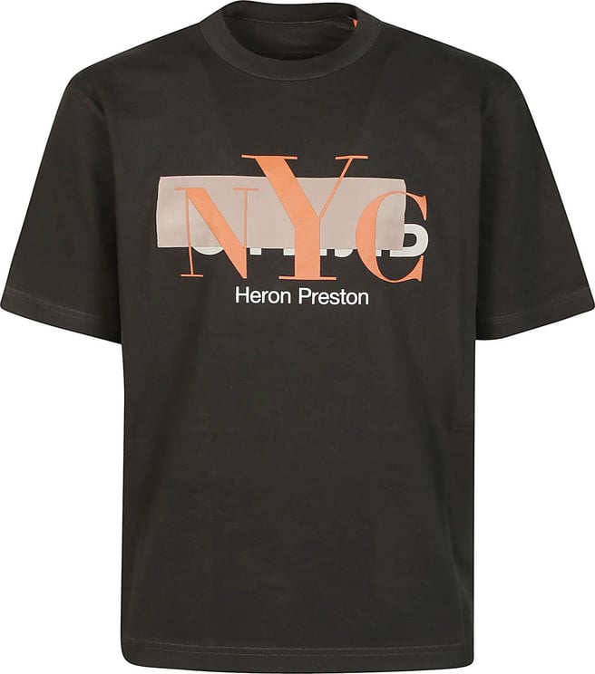 Heron Preston Nyc Censored T-shirt Black Zwart