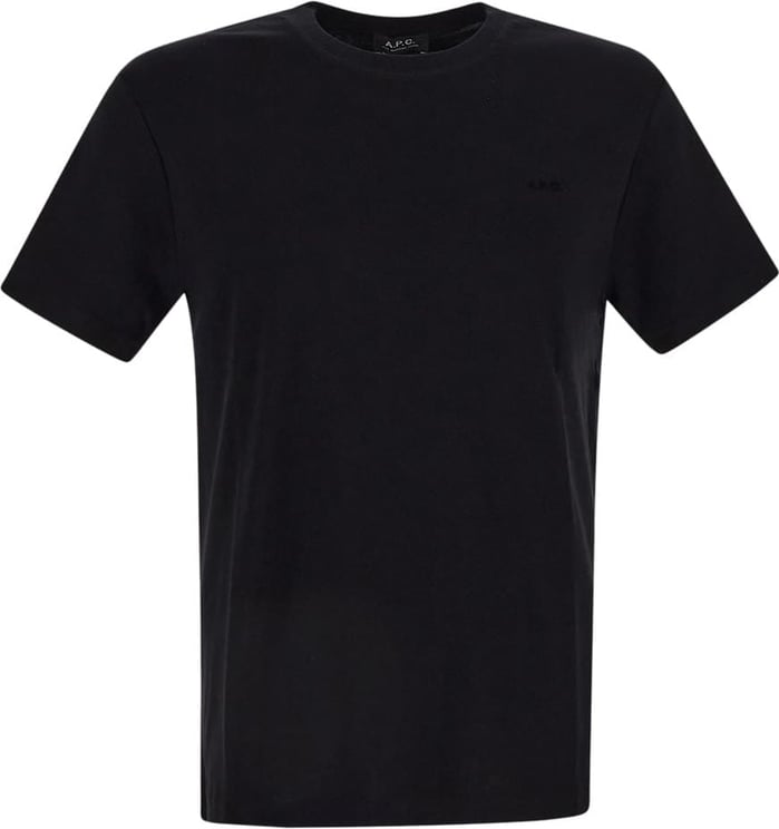 A.P.C. Cotton T-shirt Zwart