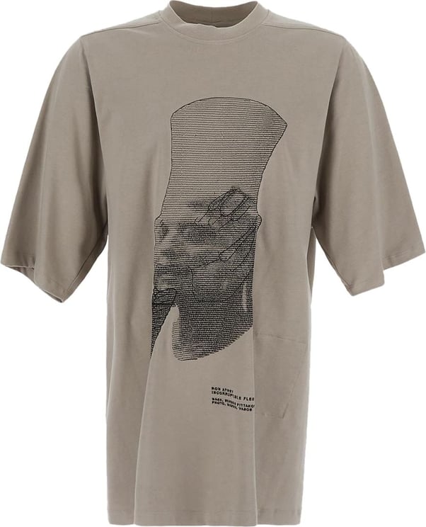 Rick Owens Ron Jumbo T-Shirt Beige