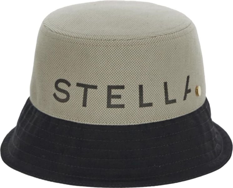 Stella McCartney Logo Bucket Bag Beige