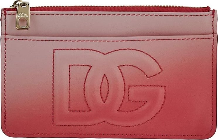 Dolce & Gabbana Leather Card Case Roze