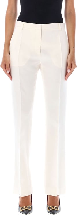 Valentino PANT CREPE COUTURE Wit