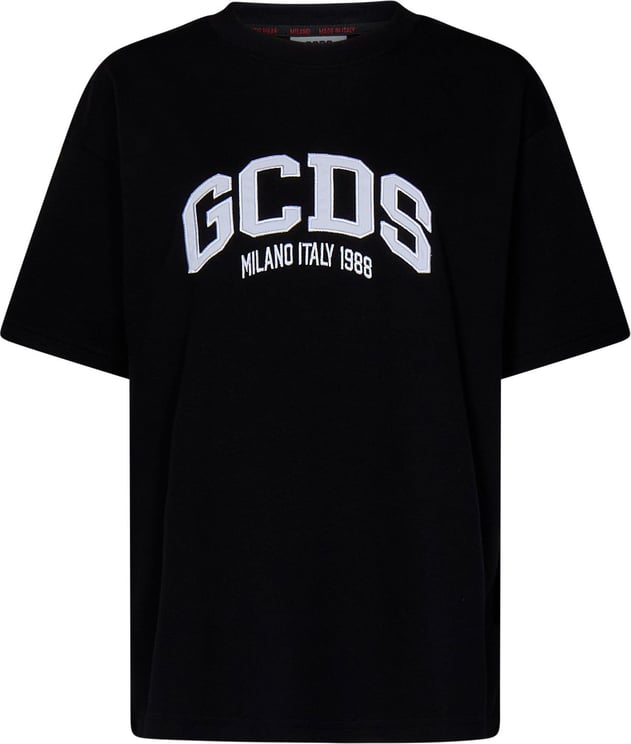 GCDS GCDS T-shirts and Polos Black Zwart