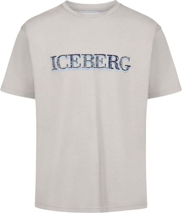 Iceberg t-shirts lichtgrijs Grijs
