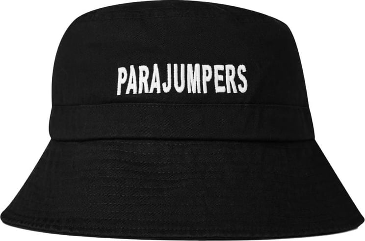 Parajumpers Printed Logo Bucket Hat Zwart