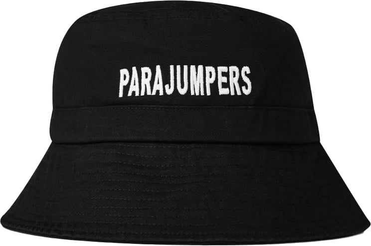 Parajumpers Printed Logo Bucket Hat Zwart