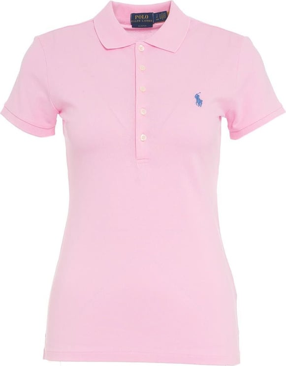Ralph Lauren Polo with embroidered logo Roze
