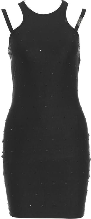 Versace Dress with strass Zwart
