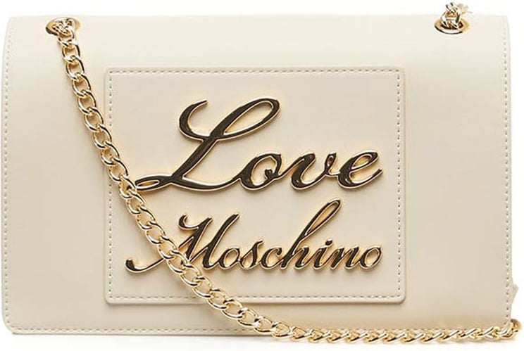 Love Moschino Crossbody bag with logo Wit