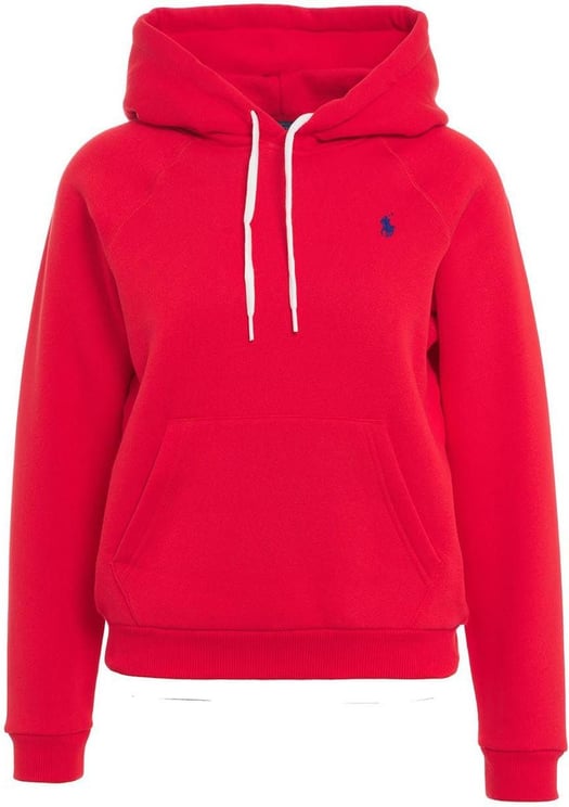 Ralph Lauren Hoodie with embroidered logo Rood