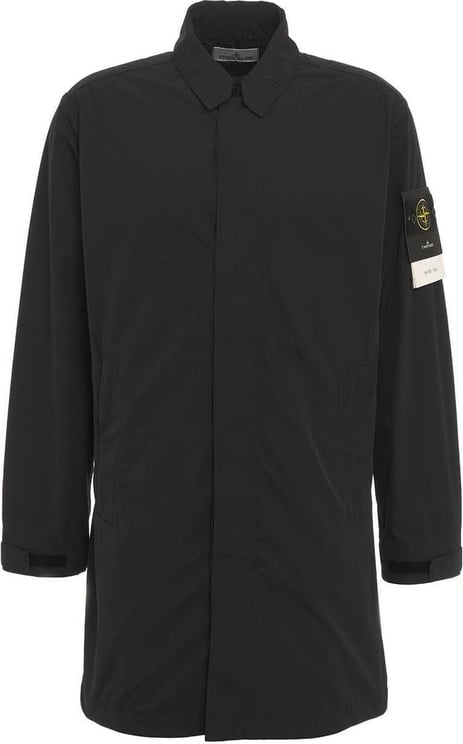Stone Island Micro twill jacket Zwart