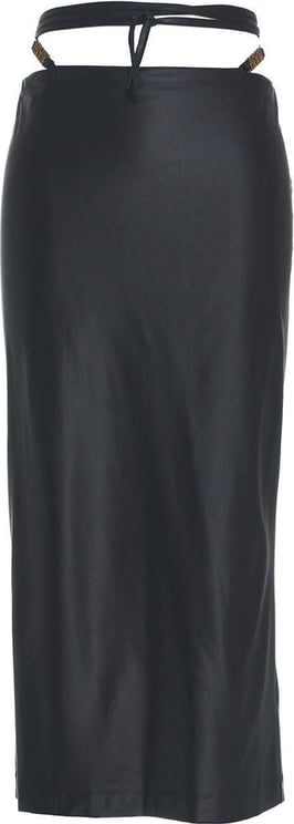 Versace Skirt with lacing Zwart
