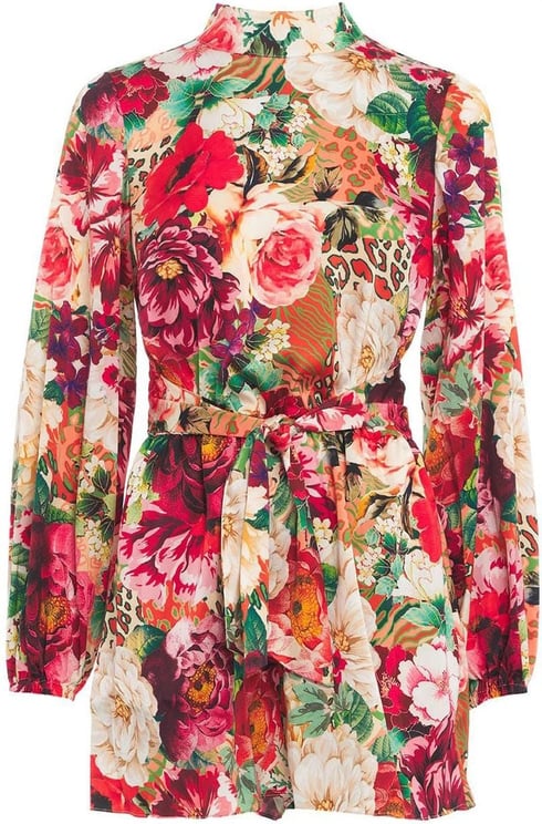 Guess Jumpsuit with floral print Rood