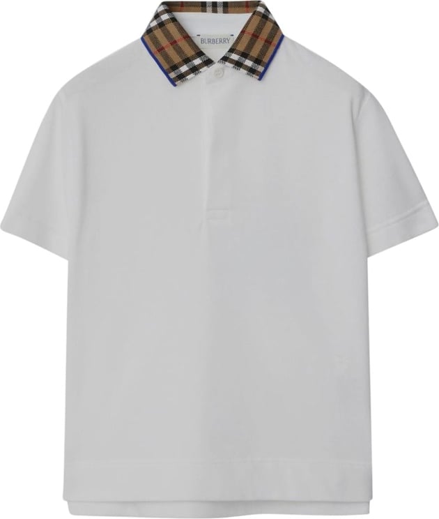 Burberry Cotton Polo Wit