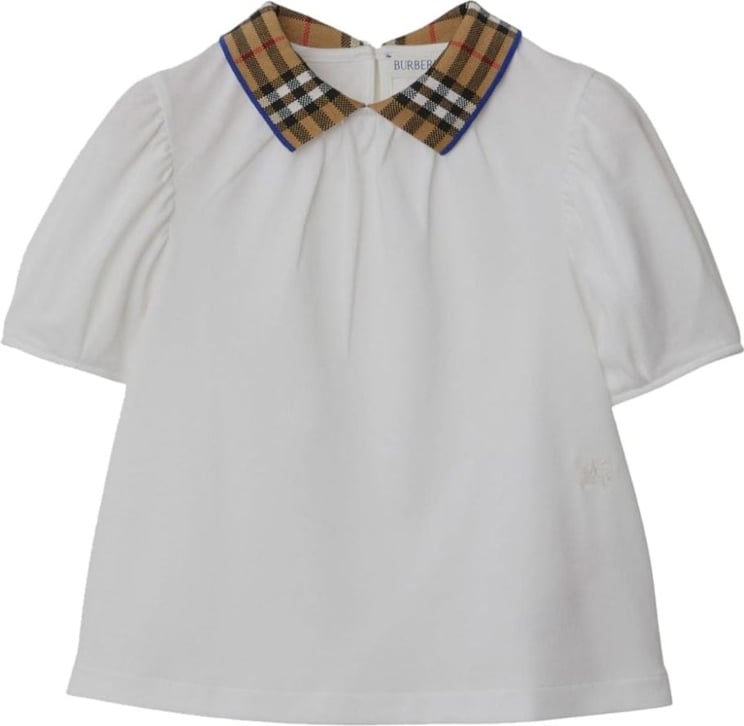 Burberry Cotton Polo Wit