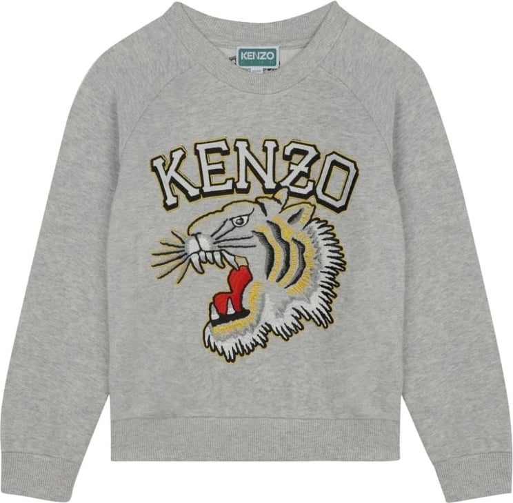 Kenzo Logo Sweatshirt Grijs