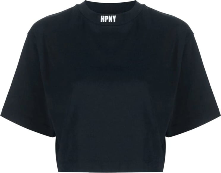 Heron Preston Hpny Logo Cropped T-shirt Zwart