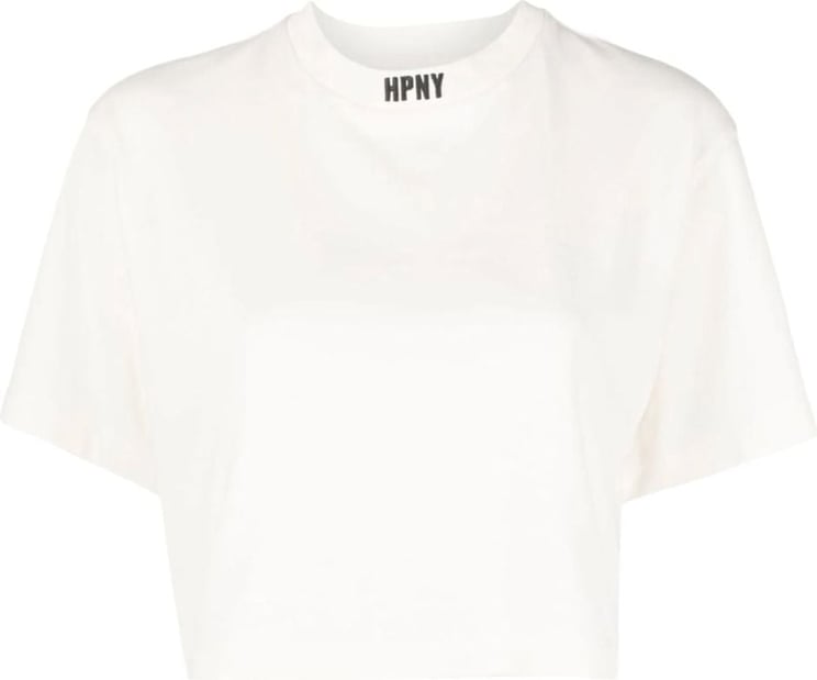 Heron Preston Hpny Logo Cropped T-shirt Wit