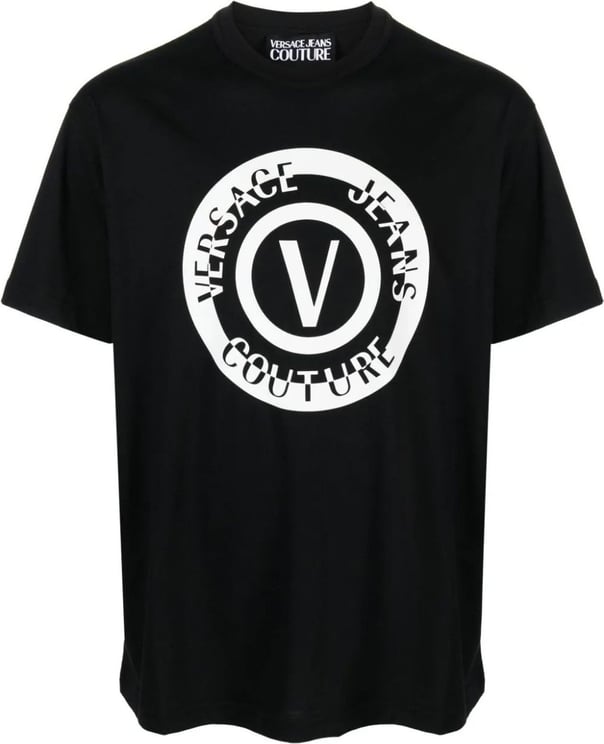 Versace Jeans Couture Zwarte T-shirt Zwart