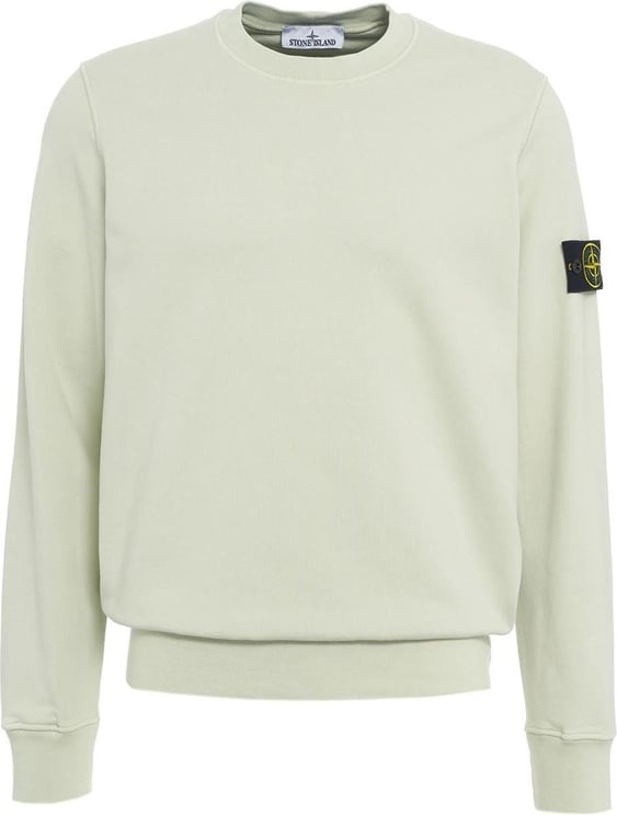 Stone Island Sweatshirt with removable logo Groen