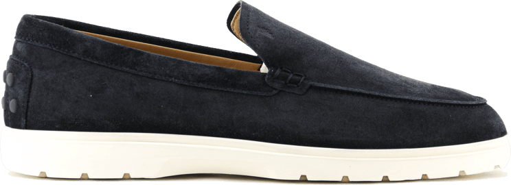 Tod's Loafer Blue Suede Blauw