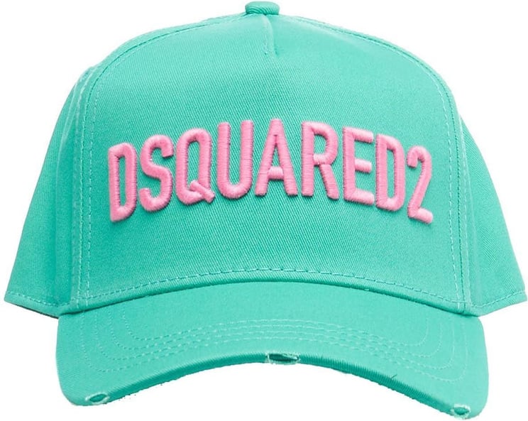 Dsquared2 Baseball cap with logo Blauw