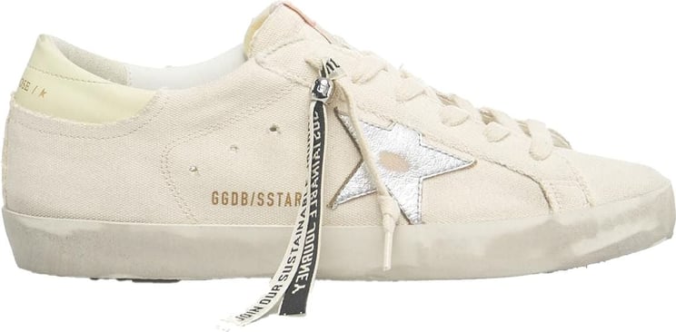 Golden Goose Sneakers "Super Star Double Quarter" Wit