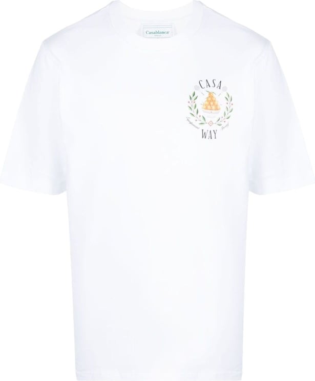 Casablanca T-shirts And Polos White Wit
