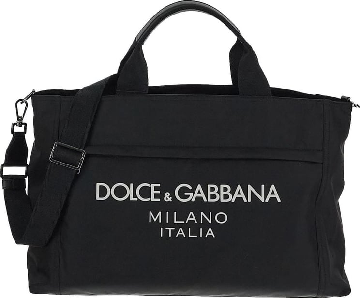 Dolce & Gabbana Logo Duffle Bag Zwart