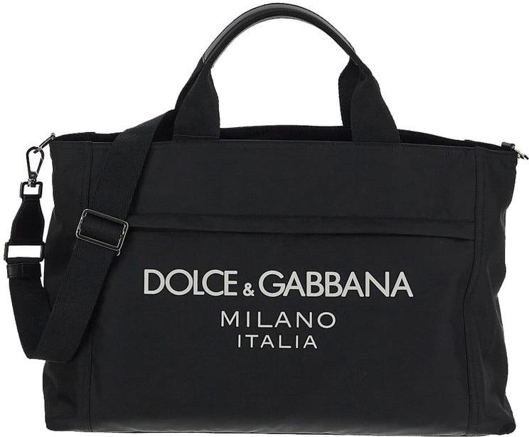 Dolce & Gabbana Logo Duffle Bag Zwart