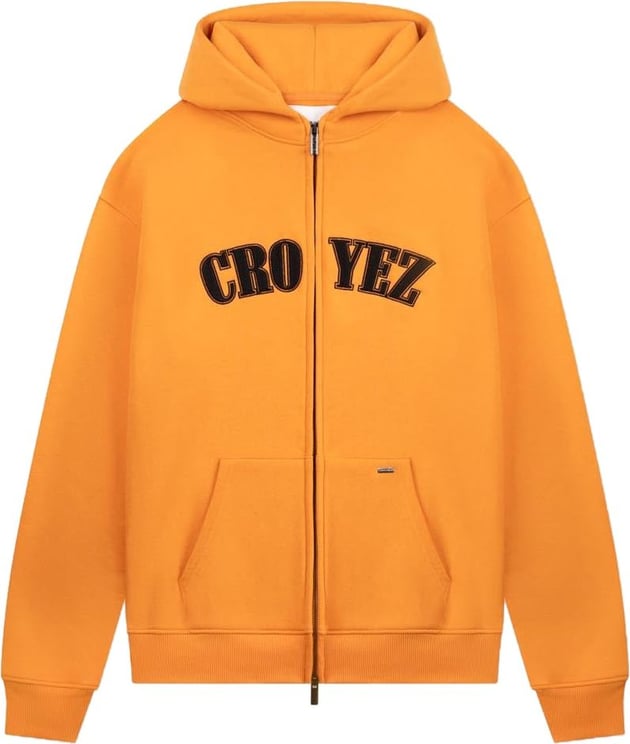 Croyez croyez atelier zip hoodie - orange/black Oranje